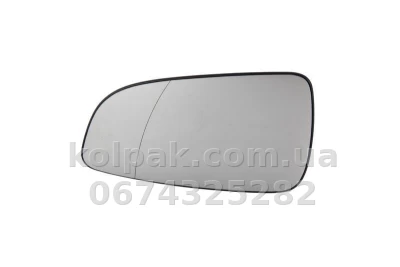 Лівий вкладиш дзеркала Opel Astra H 2004-2014, асферичний, із підігрівом, AVTM, 13141985, 186471438