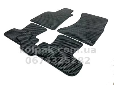 Килимки в салон Nissan Qashqai 2007-2013, EVA, чорні, 5 шт., AVTM BLCEV1424 Килимки в салон Nissan Qashqai 2007-2013, EVA, чорні, 5 шт., AVTM BLCEV1424 — фото 2