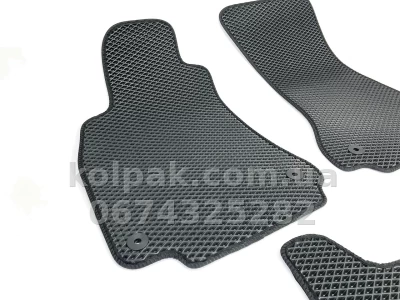 Килимки в салон Audi A4 В8/A5 Sportback 2008-2015, EVA, чорні, 5 шт., AVTM BLCEV1017 — фото 3