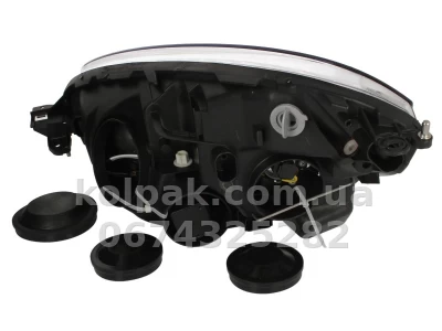 Front right headlight Citroen C4 Picasso/Grand Picasso 1 2006-2013, H7/H1, electric adjustment, with motor, Depo, 552-1125RMLD-EM — photo 2