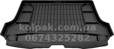 Boot mat for Peugeot 308 SW 2007-2013, 7 seats, folded row 3, Pro-Line, Frogum FG TM400634 — photo 2