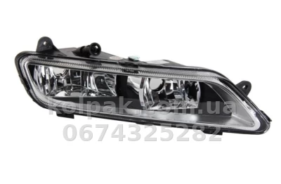 Передня ліва протитуманна фара Volkswagen Passat B7 2011-2015, EUR, без ламп (H8/H8), Depo, 441-2047L-UEN