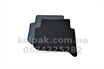 Ворсові килимки в салон Volkswagen Touran 2003-2010, 5 місць, чорні, 5 шт., AVTM BLCCR1685 — фото 2