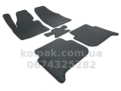 Килимки в салон Volkswagen Touran 2003-2010, 5 місць, EVA, чорні, 5 шт., AVTM BLCEV1685