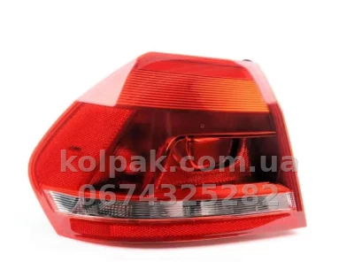 Задній лівий ліхтар Volkswagen Passat B7 USA 2011-2015, без ламп, зовнішній (LED/P21W) TYC 11-680-20-01N