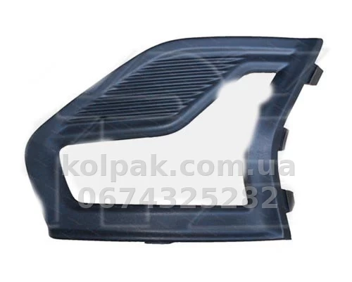 Right bumper grille Ford Mondeo 2019-, with fog light opening, black, AVTM, 182836914 Right bumper grille Ford Mondeo 2019-, with fog light opening, black, AVTM, 182836914 β photo 1