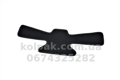 Ворсові килимки в салон Volkswagen Touran 2003-2010, 5 місць, чорні, 5 шт., AVTM BLCCR1685 — фото 3