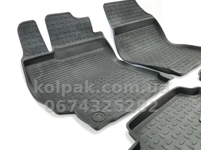 Floor mats for Toyota Camry XV50 2012-2017, Rubber, 5 pcs, Seintex, 84792 — photo 3