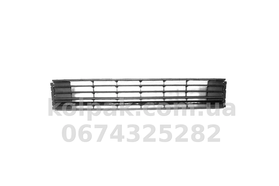 Решітка бампера Volkswagen Polo 5 SD 2015-, середня, із чорним молдингом, AVTM, 6RU853671DBUS, 7433 910 Решітка бампера Volkswagen Polo 5 SD 2015-, середня, із чорним молдингом, AVTM, 6RU853671DBUS, 7433 910 — фото 1