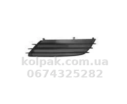 Ліва решітка бампера Opel Astra H 2004-2007, без отвору для протитуманної фари, AVTM, 1400307, 5206 993