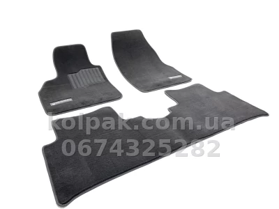 Ворсові килимки в салон Renault Scenic 2 2003-2009, Premium, сірі, 3 шт., AVTM GRVW1532 Ворсові килимки в салон Renault Scenic 2 2003-2009, Premium, сірі, 3 шт., AVTM GRVW1532
