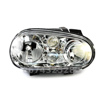 Передня права фара Volkswagen Golf 4 1997-2003, H7/H1/H3, електричне регулювання, Depo, 441-1130R-LDEMF