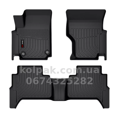 Всепогодні килимки в салон Volkswagen Amarok 2010–2024 HAVOC™ Maximum Coverage — фото 4