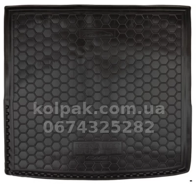 Килимок у багажник Renault Duster 2012- 4WD, із запасним колесом у багажнику, 111369 Avto-Gumm