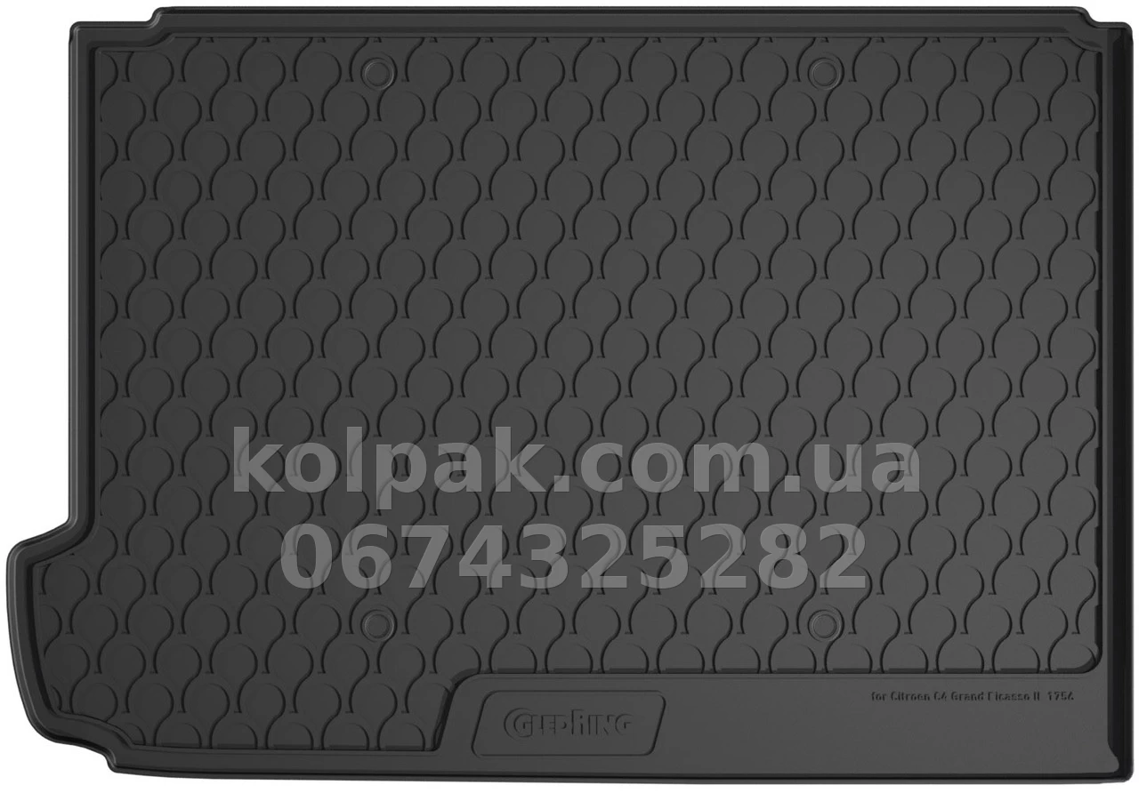 Килимок у багажник Citroen C4 Grand Picasso/Grand C4 SpaceTourer 2013-2022 5/7 місць, GledRing GR 1756 Килимок у багажник Citroen C4 Grand Picasso/Grand C4 SpaceTourer 2013-2022 5/7 місць, GledRing GR 1756 — фото 1