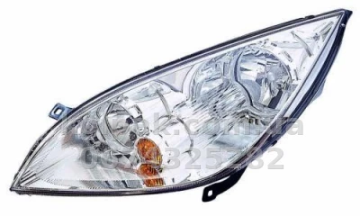 Передня ліва фара Mitsubishi Colt (Z30) 2004-2009, електричне регулювання, без коректора, без ламп (H7*2/P21W/W5W) Depo 214-1182L-LD-EM