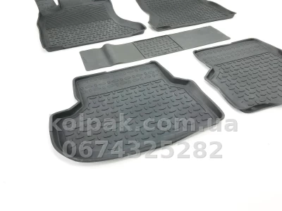 Floor mats for BMW 5-Series F10 2013-2016, Rubber, 5 pcs, Seintex, 88278 Floor mats for BMW 5-Series F10 2013-2016, Rubber, 5 pcs, Seintex, 88278 β photo 4
