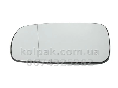 Лівий вкладиш дзеркала Skoda Octavia Tour 1996-2010/Fabia 1999-2007, асферичний, із підігрівом, AVTM, 3B1857521, 186471521