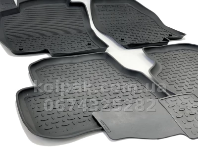 Floor mats for Volkswagen Passat B7/Passat/Passat CC 2011-2015, Rubber, 5 pcs, Seintex, 82715 — photo 6