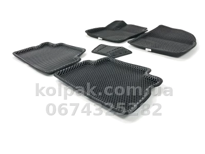 Floor mats for Ford Kuga 2013-2016, EVA, black, 5 pcs, Seintex, 95280 — photo 2