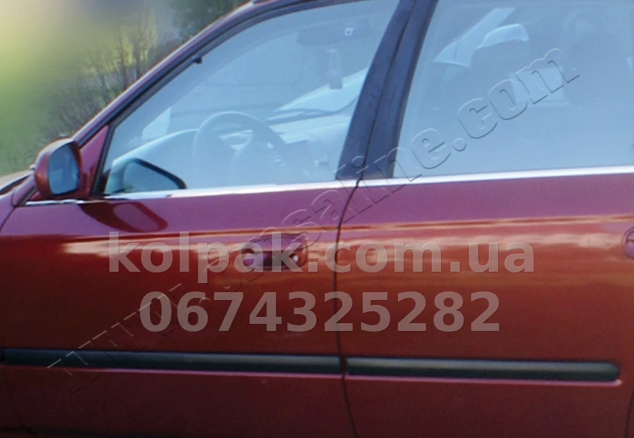Chrome lower window trims (4 pcs) Honda Civic SD 2002-2006, OmsaLine, 3401142 Chrome lower window trims (4 pcs) Honda Civic SD 2002-2006, OmsaLine, 3401142 β photo 1