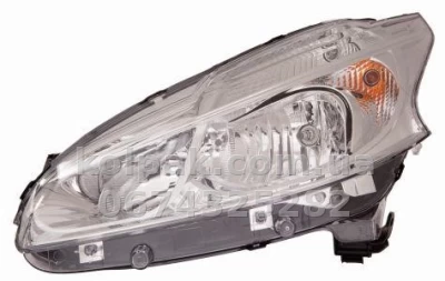 Передня ліва фара Peugeot 208 2012-2015, електричне регулювання, без коректора, без ламп (H7/H7/PWY24W/W21/5W) Depo 550-1154L-LD-EM Передня ліва фара Peugeot 208 2012-2015, електричне регулювання, без коректора, без ламп (H7/H7/PWY24W/W21/5W) Depo 550-1154L-LD-EM