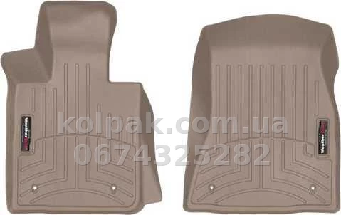 Floor mats for BMW 6-Series xDrive 2018-, front, beige, Weathertech 4513031 Floor mats for BMW 6-Series xDrive 2018-, front, beige, Weathertech 4513031 β photo 1