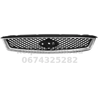 Решітка радіатора Ford Focus 2 2005-2008, хромована рамка, AVTM, 182533991