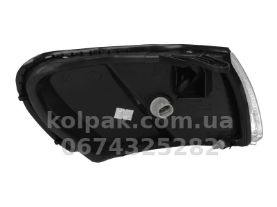 Лівий покажчик повороту Toyota Corolla E10 1992-1997 із лампами W5W габарит лівий білий Depo 212-1575L-AE — фото 2