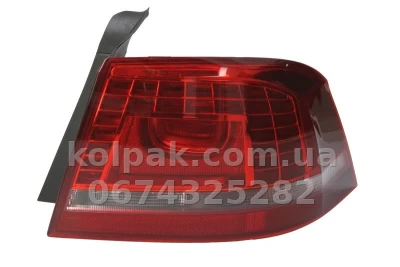 Задній правий ліхтар Volkswagen Passat B7 2011-2014, зовнішній LED, Depo, 441-19C6R-AE Задній правий ліхтар Volkswagen Passat B7 2011-2014, зовнішній LED, Depo, 441-19C6R-AE