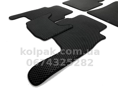 Килимки в салон Hyundai Santa Fe 2010-2012, EVA, чорні, 5 шт., AVTM BLCEV1234 — фото 3