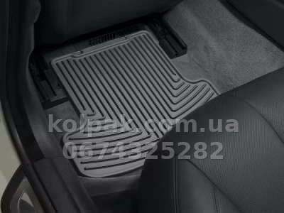 Floor mats for Ford F150 2015-2021, CrewCab, without box, rear, black, Weathertech W346 — photo 2