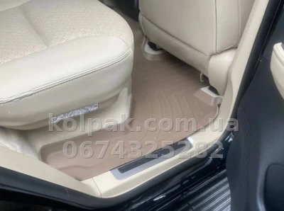 Floor mats for Toyota LC 300 2022- second row, 7 seats, beige Weathertech 4517132 Floor mats for Toyota LC 300 2022- second row, 7 seats, beige Weathertech 4517132 β photo 2