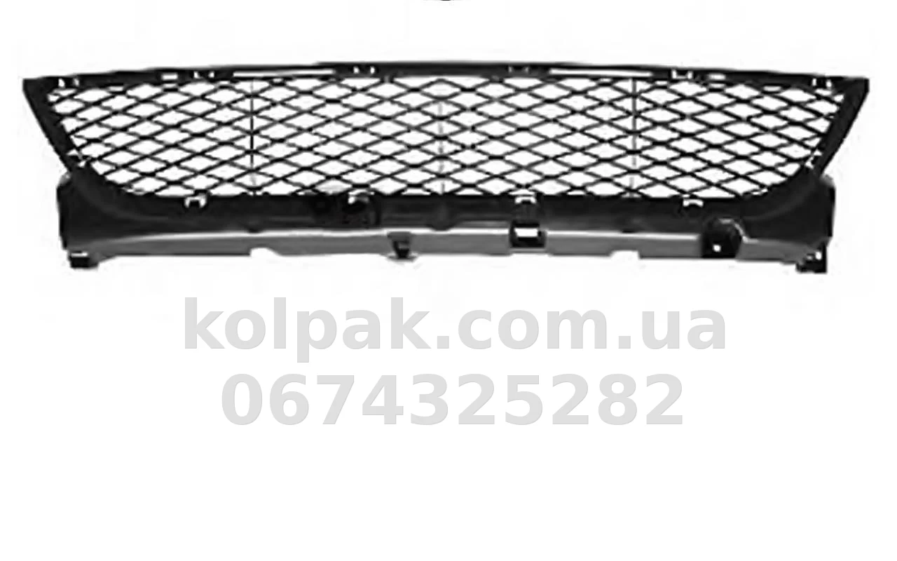 Решітка бампера Mazda 3 BK SD 2004-2006, крім Sport, середня, AVTM, BN8V501T1B, 3476 992 Решітка бампера Mazda 3 BK SD 2004-2006, крім Sport, середня, AVTM, BN8V501T1B, 3476 992 — фото 1