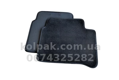 Ворсові килимки в салон Mercedes-Benz E-Class W211 2002-2009, задній привід, Premium, чорні, AVTM BLCLX1343 — фото 7