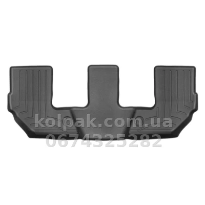 Килимки в салон Volvo XC90 2016-, hybrid, з бортиком, задні, чорні, Weathertech 448283
