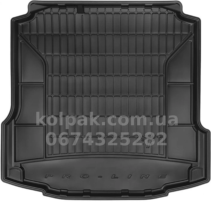 Boot mat for Skoda Rapid Lb/Seat Toledo 2012-2019, without two-level boot floor, without side recesses, Pro-Line, Frogum FG TM548355 Boot mat for Skoda Rapid Lb/Seat Toledo 2012-2019, without two-level boot floor, without side recesses, Pro-Line, Frogum FG TM548355 β photo 1