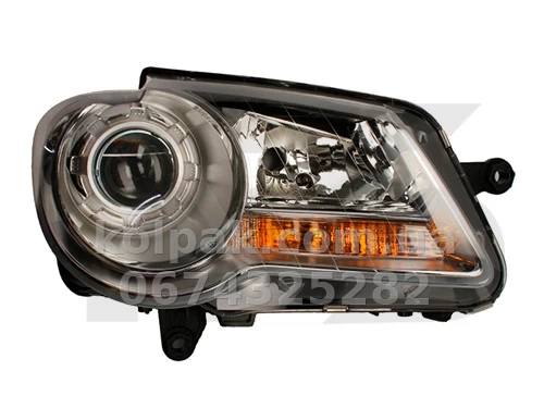 Передня права фара Volkswagen Touran 2006-2010, електричне регулювання, із коректором (H7/H7) Depo 441-11B6R-LD-EM Передня права фара Volkswagen Touran 2006-2010, електричне регулювання, із коректором (H7/H7) Depo 441-11B6R-LD-EM — фото 1