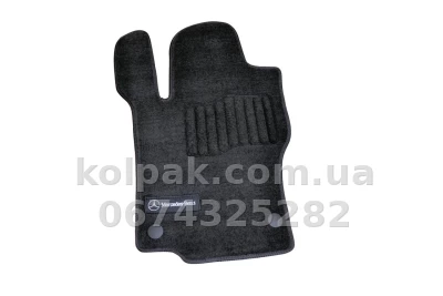Ворсові килимки в салон Mercedes-Benz GL-Class W164/ML-Class W164 2006-2012, 5 місць, Premium, чорні, AVTM BLCLX1348 — фото 3