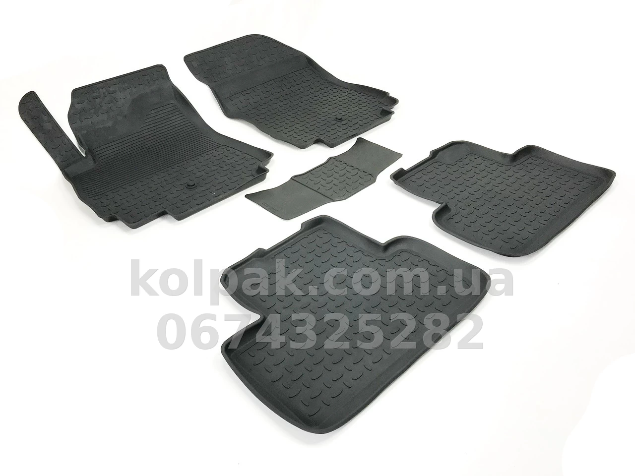 Floor mats for Chevrolet Orlando 2011-, Rubber, 5 pcs, Seintex, 82825 Floor mats for Chevrolet Orlando 2011-, Rubber, 5 pcs, Seintex, 82825 β photo 1
