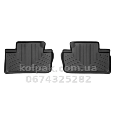 Килимки в салон Lexus IS 2005-2014, AWD, з бортиком, задні, чорні, Weathertech 442032
