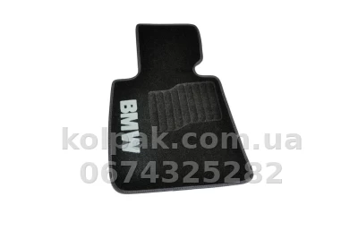 Ворсові килимки в салон BMW 3-Series Е90/Е91/Е92 2005-2012, чорні, 5 шт., AVTM BLCCR1041 — фото 2