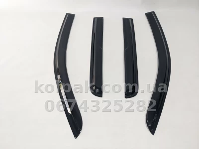 Дефлектори вікон Mitsubishi Outlander 2012–2021 HAVOC — накладні Дефлектори вікон Mitsubishi Outlander 2012–2021 HAVOC — накладні — фото 7