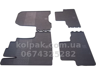 Floor mats for Honda CR-V 2007-2012, 4 pcs, Polytep, 84641 Floor mats for Honda CR-V 2007-2012, 4 pcs, Polytep, 84641 β photo 2