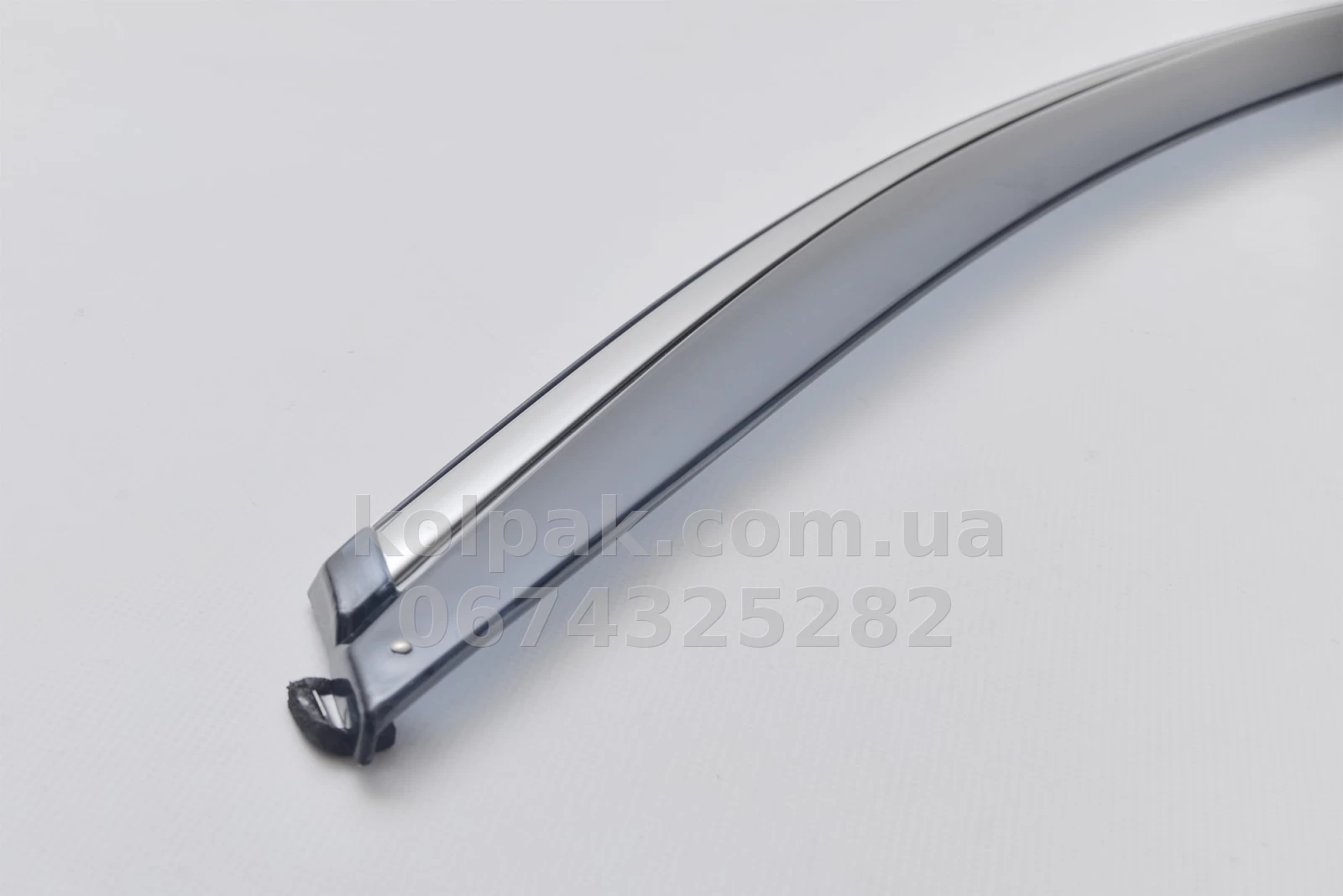 Window wind deflectors for with chrome finish adhesive-fit Volkswagen Tiguan 2007β2016 HAVOC Window wind deflectors for with chrome finish adhesive-fit Volkswagen Tiguan 2007β2016 HAVOC β photo 1