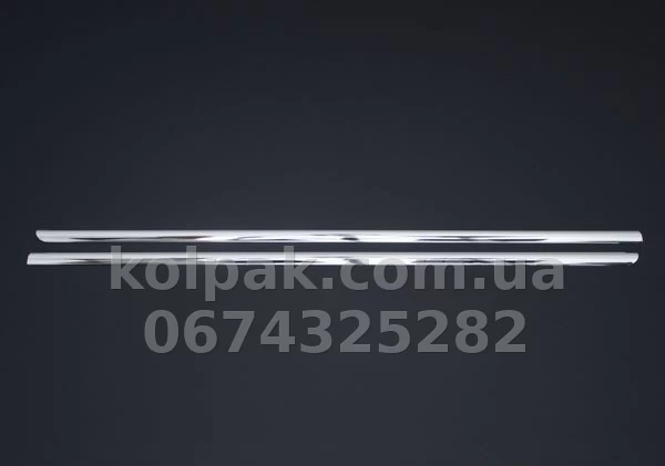 Chrome lower window trims (2 pcs) Dacia/Renault Dokker 2012-, Carmos, 6450385 Chrome lower window trims (2 pcs) Dacia/Renault Dokker 2012-, Carmos, 6450385 β photo 1