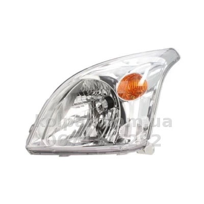 Передня ліва фара Toyota Land Cruiser Prado (j120) 2003-2009, H4 з, електричне регулювання, Depo, 212-11D7L-LD-EM Передня ліва фара Toyota Land Cruiser Prado (j120) 2003-2009, H4 з, електричне регулювання, Depo, 212-11D7L-LD-EM