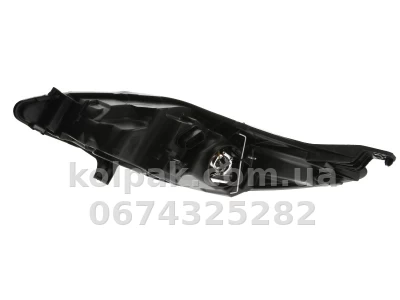 Front right headlight Ford Fiesta 6 2008-2013, H7/H1, grey frame, electric adjustment, with motor, Depo, 431-1188RMLD-EM — photo 2