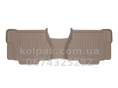 Килимки в салон Toyota Sequoia 2013-, роздільні, задні сидіння, з консоллю, задні, бежеві, Weathertech 450937IM