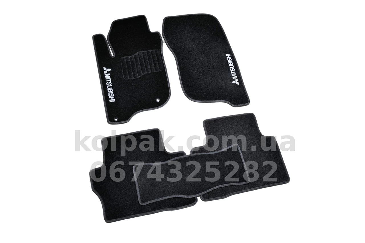 Carpet floor mats for Mitsubishi Pajero Sport 2015-, black, 5 pcs, AVTM BLCCR14021 Carpet floor mats for Mitsubishi Pajero Sport 2015-, black, 5 pcs, AVTM BLCCR14021 β photo 1